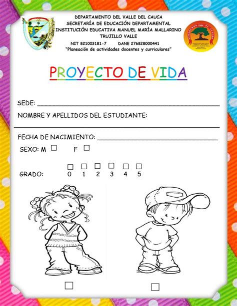 Libro De Actividades Del Proyecto De Vida Mmm Primaria 2018 By Lina