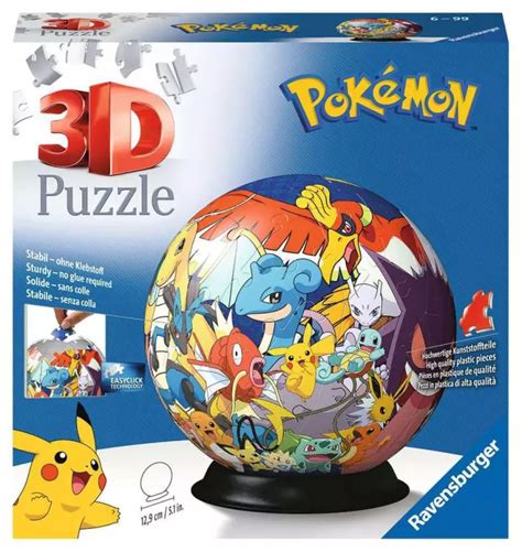 Pokémon 3D Puzzle Ball 73 pieces Ravensburger