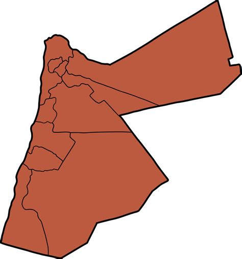 Dibujo A Mano Alzada Del Mapa De Jordania Png