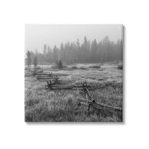 Stupell Dark Countryside Fence Photography Canvas Wall Art By Steve Smith Bed Bath And Beyond