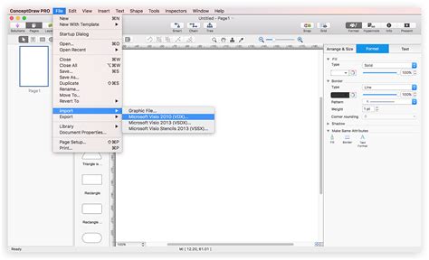 Open Visio XML VDX On Macintosh And PC ConceptDraw HelpDesk