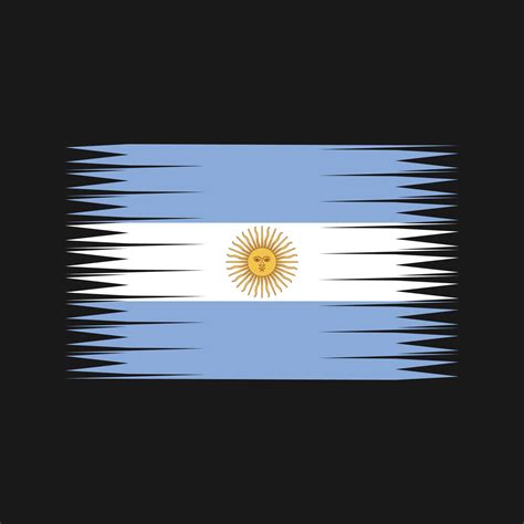 Vector De La Bandera Argentina Bandera Nacional 11080504 Vector En