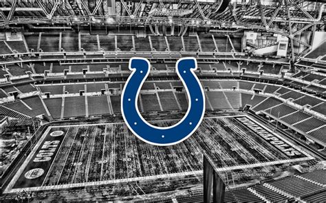 Download wallpapers Indianapolis Colts, Lucas Oil Stadium, American football team, Indianapolis ...