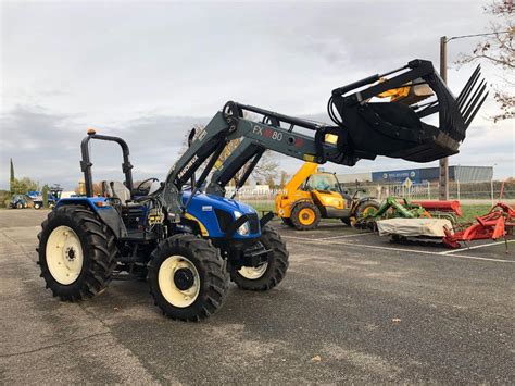 Tracteur Agricole New Holland T 5040 CHARGEUR Agri Montauban