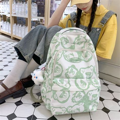 Большая вместимость, школьный рюкзак для старшеклассников, женский ...