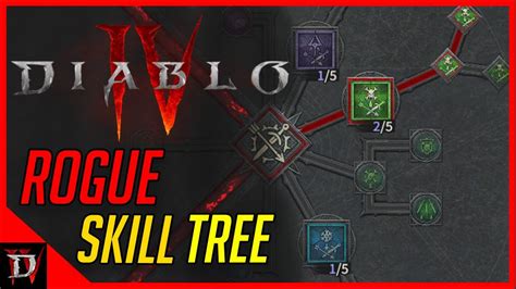 Diablo 4 Rogue Skill Tree Abilities And Skills Level 25 Guide YouTube