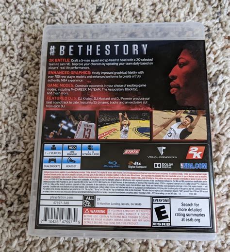 Nba 2k16 Sony Ps3 Playstation 3 Game Complete Cib Clean Davis Curry