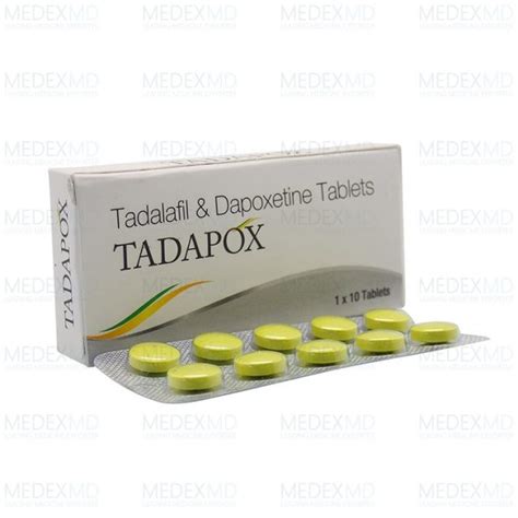 Buy Tadapox Online | Tadapox (tadalafil+dapoxetine) 80mg | Super Tadapox