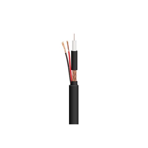 WIR9062 Cable Coaxial RG59 75 Ohm alimentación carrete 100m Negro