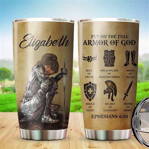 Personalized Woman Warrior Of God Put On The Full Armor Of God Ephesia