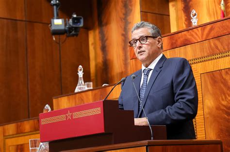 Le Chef Du Gouvernement M Aziz Akhannouch Se Rend La Chambre Des