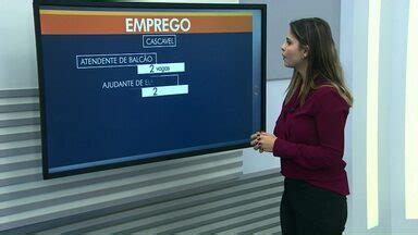 Meio Dia Paraná Cascavel Confira as vagas de emprego para Cascavel