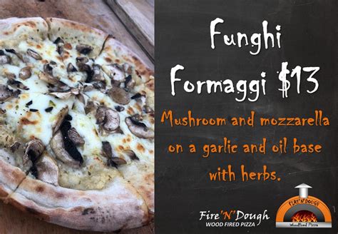 Fire N Dough Takeaway Menu