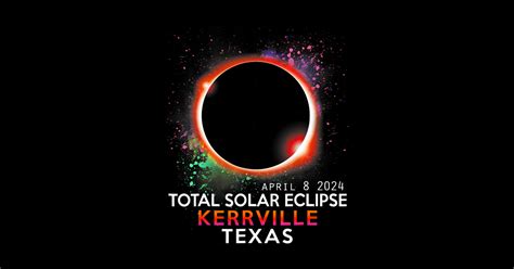 Kerrville Texas Totality Total Solar Eclipse April 8 2024 Kerrville