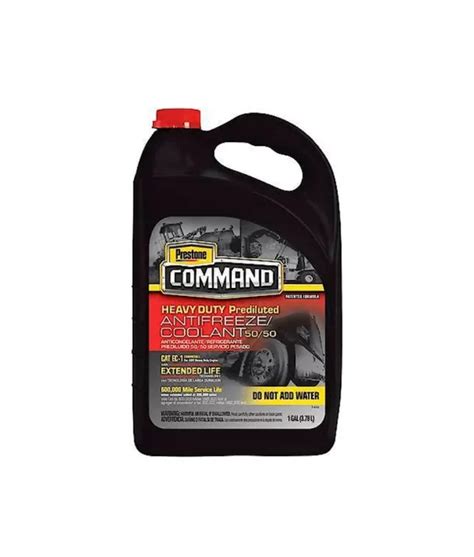 Prestone Command Red Heavy Duty Antifreeze Coolant Listo Para