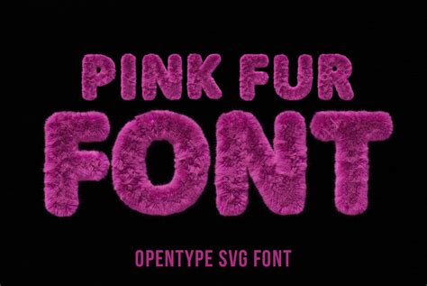 Pink Fur Font :: Behance