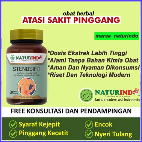 Jual Obat Herbal Sakit Pinggang Saraf Kejepit Nyeri Bokong Sampai Kaki