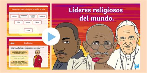 PowerPoint: Líderes religiosos del mundo (teacher made)