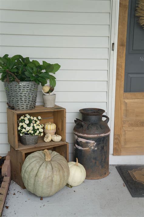 Porch Ideas: Fall Farmhouse Decor - Seeking Lavendar Lane