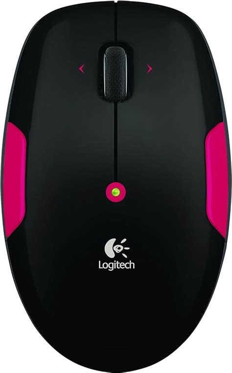 Logitech M345 - Raton óptico inalámbrico, Negro y Rojo: Amazon.es ...