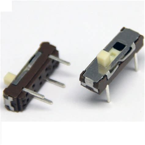 10PCS Micro Slide Switch On Off Switch Mini 3 Pin 2 Position DP2T