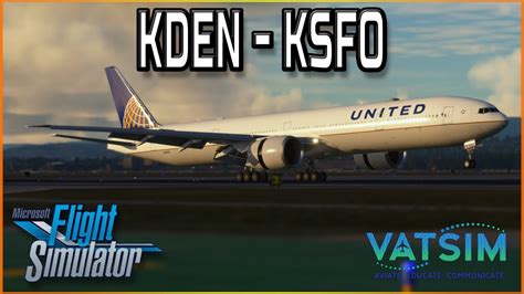 Live Msfs Real Ops Denver San Francisco Pmdg Boeing Er