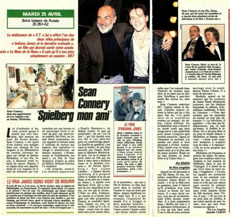 Coupure De Presse Clipping Sean Connery Page Eur