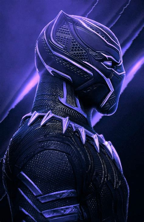 Black Panther Purple Wallpapers Wallpaper Cave