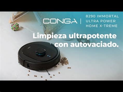 Robot Aspirador Conga 8290 Immortal Ultra Power Home X Treme Con Base