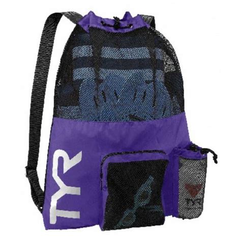 TYR Big Mesh Mummy 40L Backpack Purple Swiminn