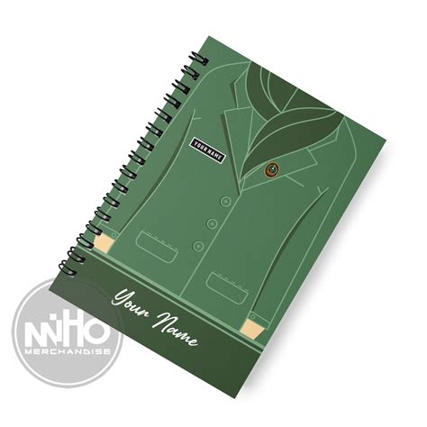 Jual Notebook Jilid Kawat Spiral A Custom Persit Tni Kertas Hvs