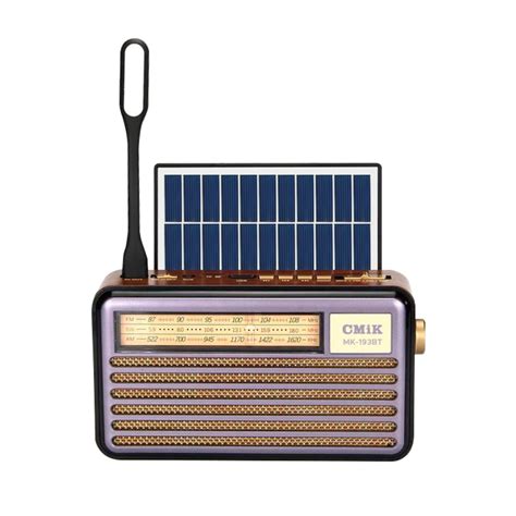 RADIO PORTATIL RETRO CMIK AM FM BLUETOOTH Audio Radios