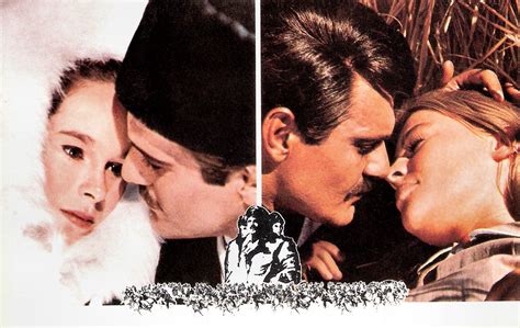 Geraldine Chaplin Omar Sharif And Julie Christie In Doctor Zhivago