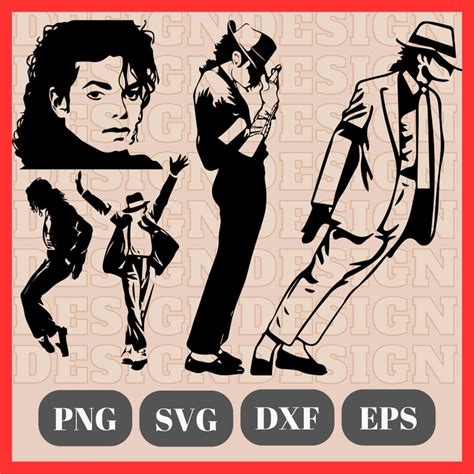 Michael Jackson Svg Bundle Michael Jackson Png Clipart King Of The