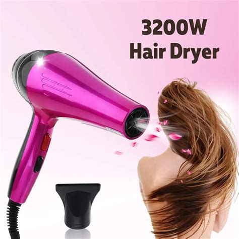 3200w 4 Modes Cold Hot Air Hair Dryers Professional Powerful Hair Dryer