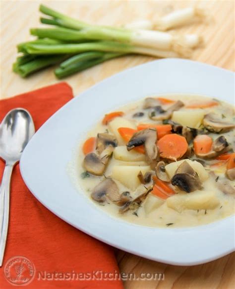 Russian Mushroom And Potato Soup Recipe