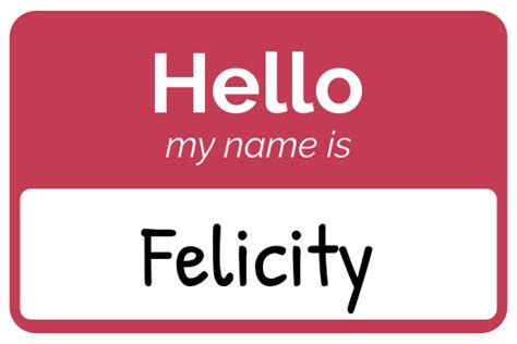 Felicity Cawley Namepn