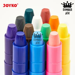 Jual Silky Crayon Krayon Halus Joyko SLC A Warna 12 24 36 Dan 48