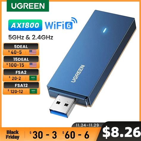 Ugreen Wifi Adapter Ax1800m Wifi6 Elcuponeador