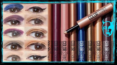 NEW* MAYBELLINE COLOR STRIKE EYE SHADOW PENS! FIRST, 40% OFF