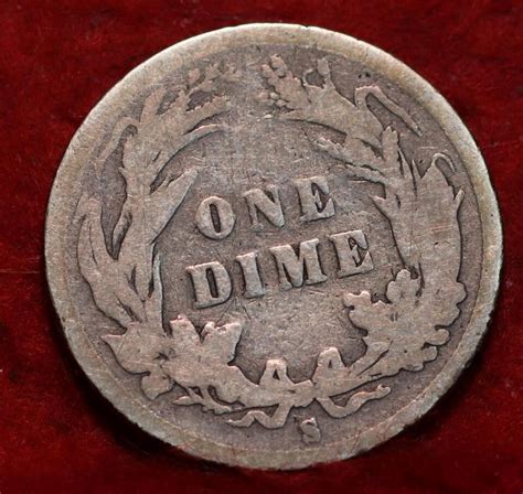 S San Francisco Mint Silver Barber Dime Ebay