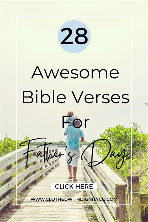 28 Awesome Bible Verses For Fathers Day Clothed With Dignity