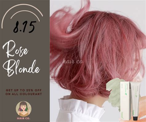 Rose Blonde Hair Color Bremod Premium Series Ml Lazada PH