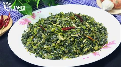 কলমি শাক ভাজি কলমি শাক রান্না Water Spinach Curry Kalmi Shak Recipe By Tani S Kingdom