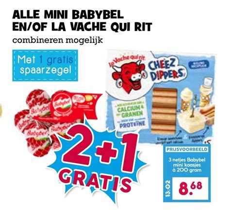 Alle Mini Babybel En Of La Vache Qui Rit Aanbieding Bij Boon S Markt