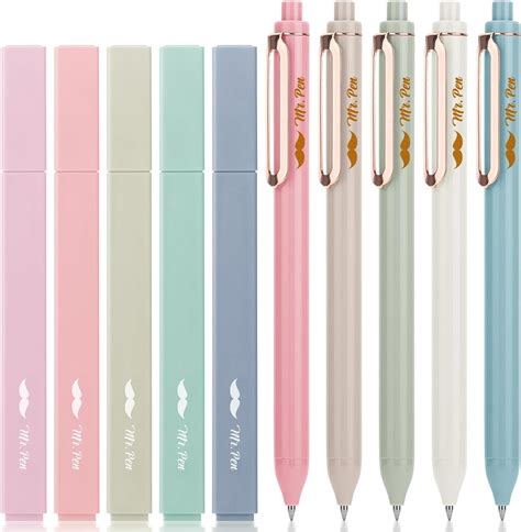 Amazon Mr Pen Aesthetic Highlighters And Gel Pens Pack