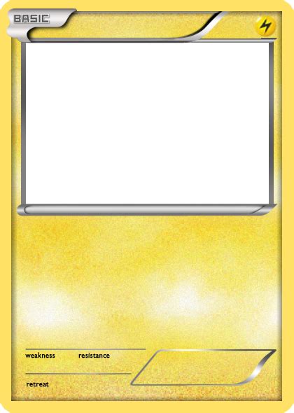 Pokemon Card Template Printable