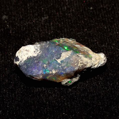 Opal Natural Black Ethiopian Fire Opal Raw Opal Rough Gemstone Ct