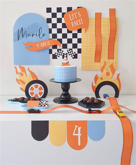 Kit Digital Festa Hot Wheels Joyinthebox Br