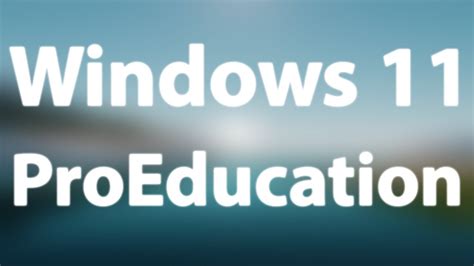 Windows In En H Zl S R M Windows Pro Education Youtube